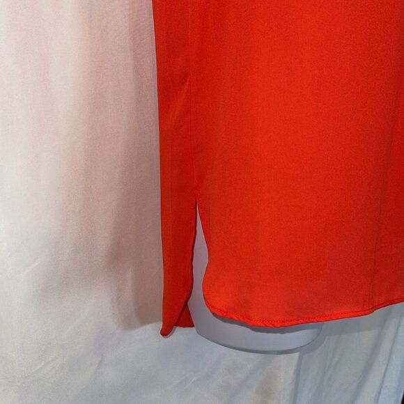 Rose and Olive red sleeveless blouse Size Large - Picture 9 of 13